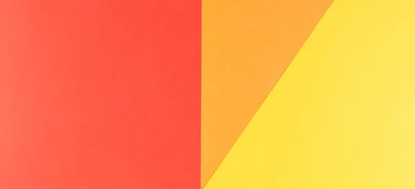 抽象的几何纸张背景。黄色, 橙色, 红色. — 图库照片