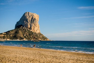 Penon de Ifach rock, Calpe, İspanya Costa Blanca sembolü