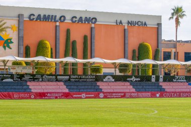 La Nucia, Spain, February 16, 2018: Sport center Ciutat Esportiva Camilo Cano in La Nucia, Spain.
