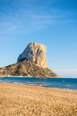 Penon de Ifach rock, Calpe, İspanya Costa Blanca sembolü