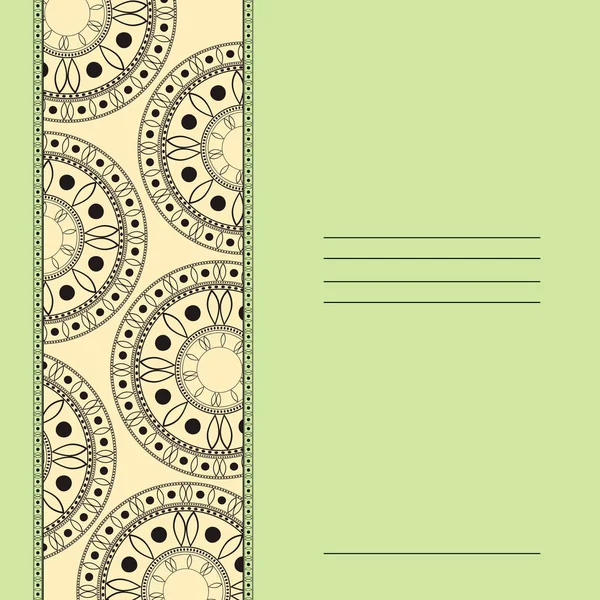Plantillas con patrón geométrico para tus tarjetas — Archivo Imágenes Vectoriales