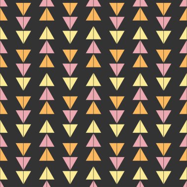 Kesintisiz geometrik desen. Vintage