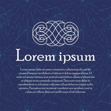 Soyut kartlarla için şablon desen dalgalar.