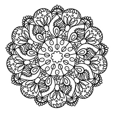 tek renkli dairesel tasarım.