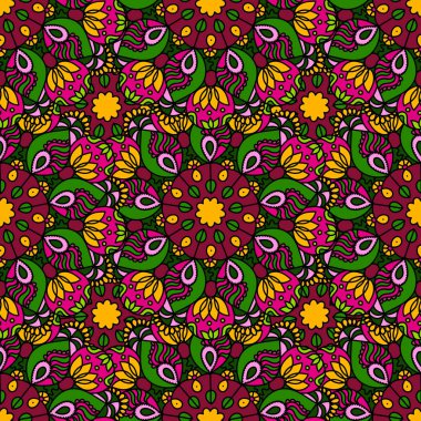 oryantal tarzı seamless modeli.