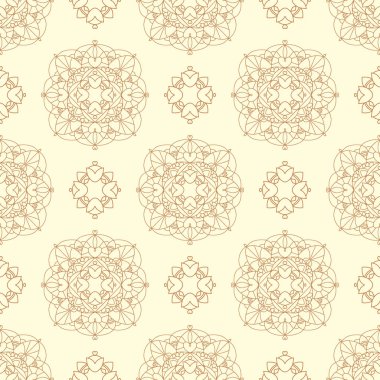 oryantal tarzı seamless modeli.