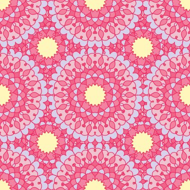 Antika arka plan pastel tonları ile süsleme mandala.