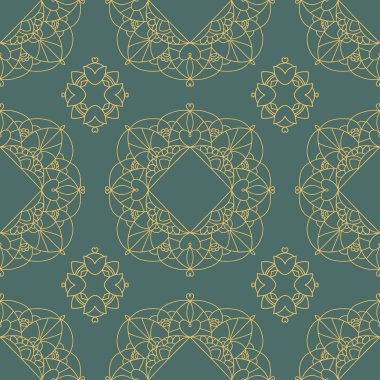 oryantal tarzı seamless modeli.