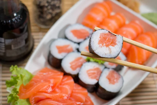 Comida japonesa Cerrar — Foto de Stock