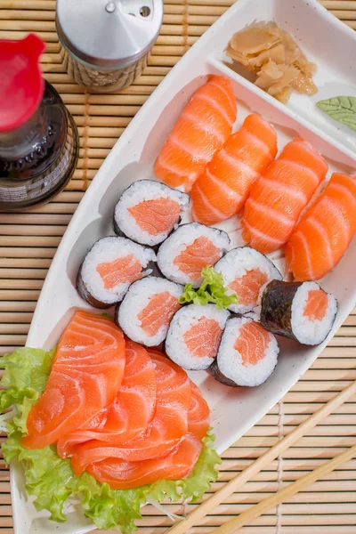 Comida japonesa Cerrar — Foto de Stock