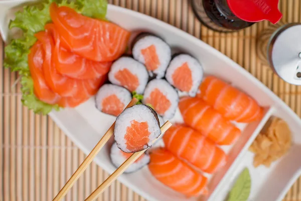 Comida japonesa Cerrar — Foto de Stock