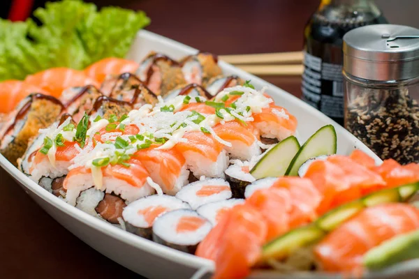 Comida japonesa Cerrar — Foto de Stock