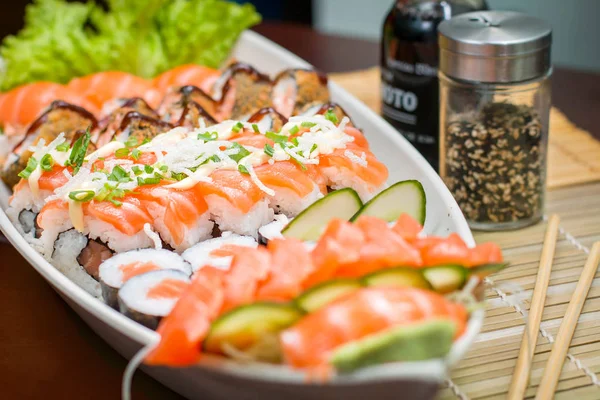 Comida japonesa Cerrar — Foto de Stock