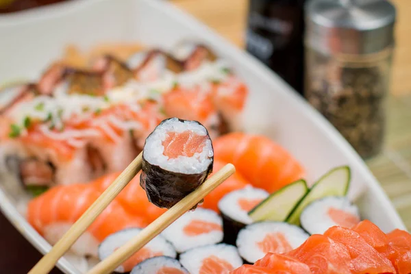 Comida japonesa Cerrar — Foto de Stock