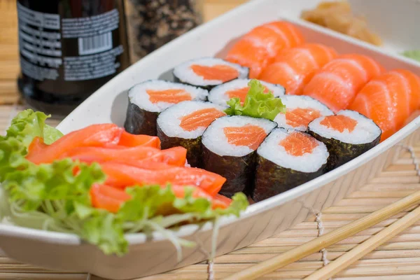 Comida japonesa Cerrar — Foto de Stock