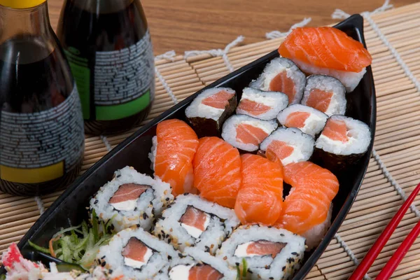 Japan food boat — Stock Photo, Image