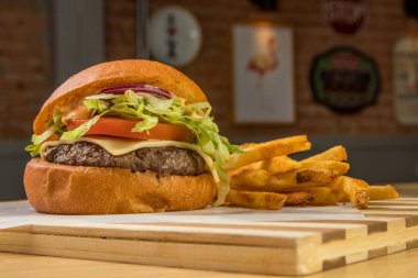 Burger aperatif holding