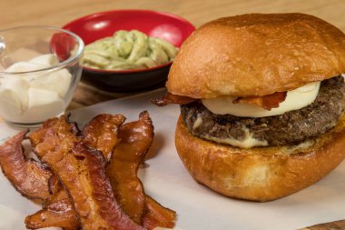 Burger aperatif holding