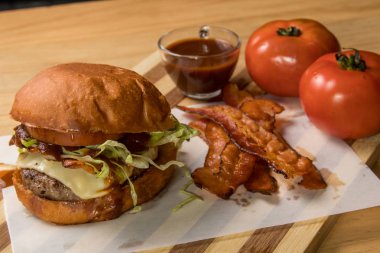 Burger aperatif holding