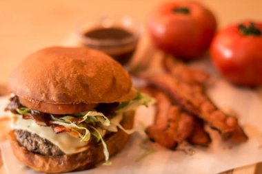 Burger aperatif holding