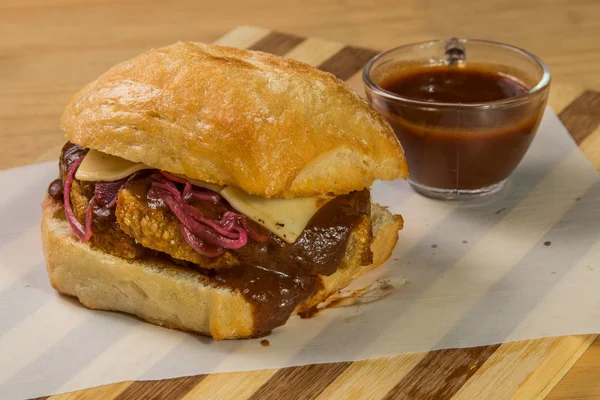 hamburguer esnaf tablo ahşap