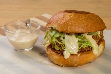 hamburguer esnaf tablo ahşap