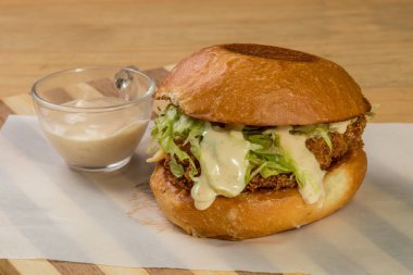 hamburguer esnaf tablo ahşap