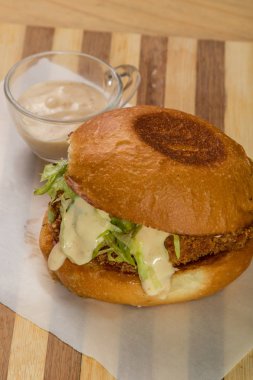 hamburguer esnaf tablo ahşap