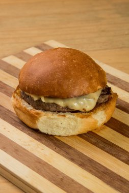 hamburguer esnaf tablo ahşap