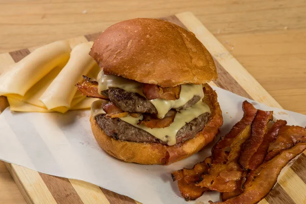 hamburguer esnaf tablo ahşap