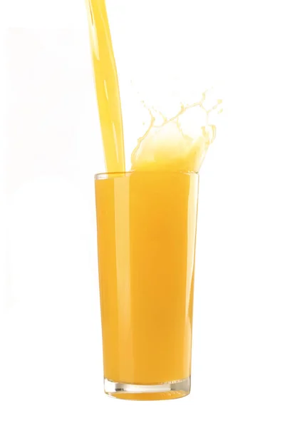 Spritzer Orangensaft — Stockfoto