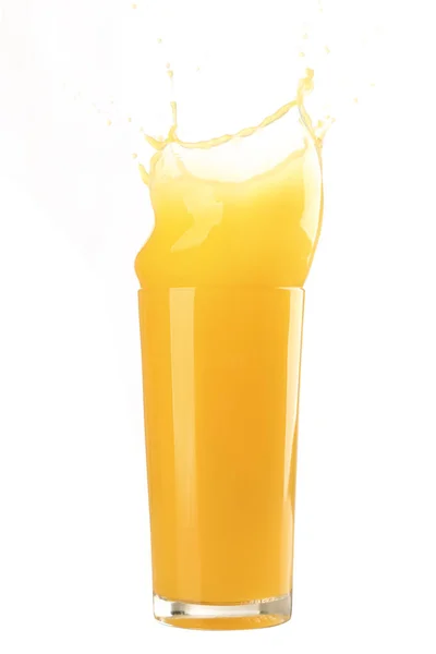 Spritzer Orangensaft — Stockfoto