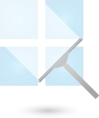 Windows, logo, temizlik, temizlik şirketi yıkama