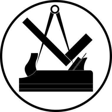 Marangoz araçları, araçlar, marangoz, logo, etiket