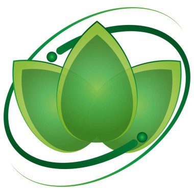 Yapraklar, bitki, naturopat, sağlık, masaj, vegan, logo