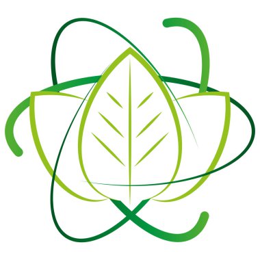 Yapraklar, bitki, naturopat, sağlık, masaj, bahçıvan, logo