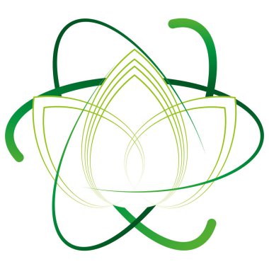 Yapraklar, bitki, naturopat, sağlık, masaj, vegan, logo