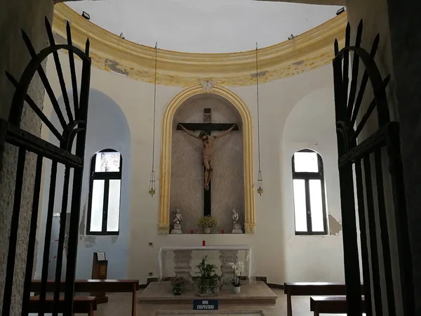 Gaeta Latina Lazio Italia Septiembre 2017 Capilla Del Crucifijo Ubicada — Foto de Stock