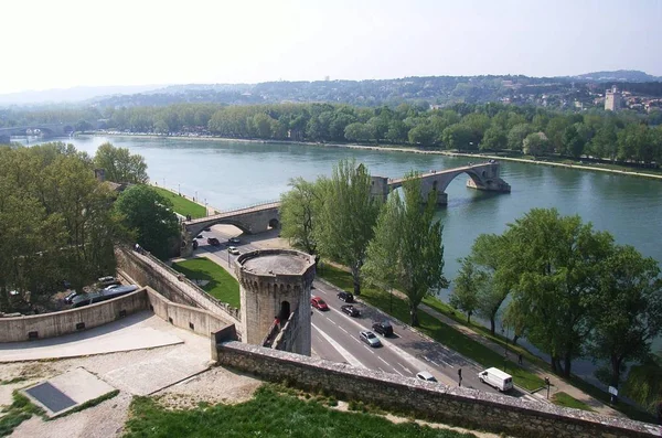 Avignone Provenza Alpi Cte Azur Francia Aprile 2009 Pont Saint — Foto Stock