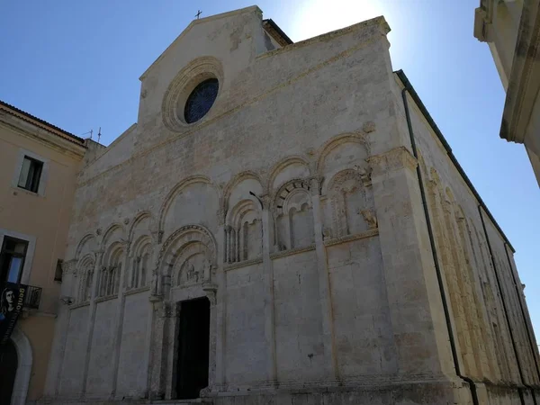 Termoli Molise Italia Julio 2017 Catedral Santa Maria Della Purificazione —  Fotos de Stock