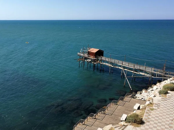 Termoli Molise Itálie Července 2017 Trabot Staré Vesnice — Stock fotografie