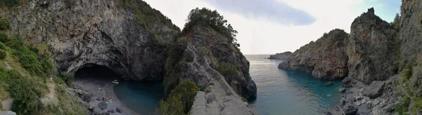 Praia Mare Cosenza Calabria Italia Junio 2017 Foto Panorámica Las — Foto de Stock