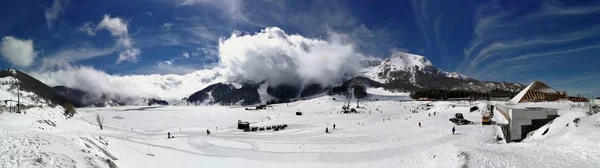 Campitello Matese Panoramica Nuvole — Fotografia de Stock