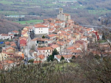 Sassinoro: Tarihi merkezi, yukarıda da görüleceği Sassinoro