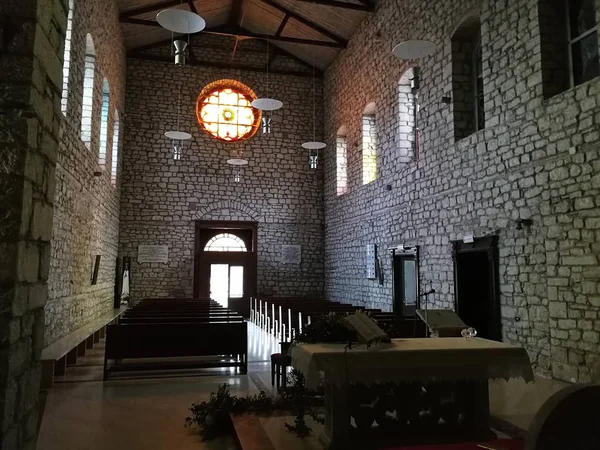 Sassinoro Interior Sanctuary Santa Lucia — Stock Photo, Image