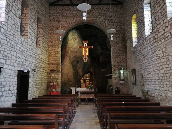 Sassinoro Interior Del Santuario Santa Lucía —  Fotos de Stock