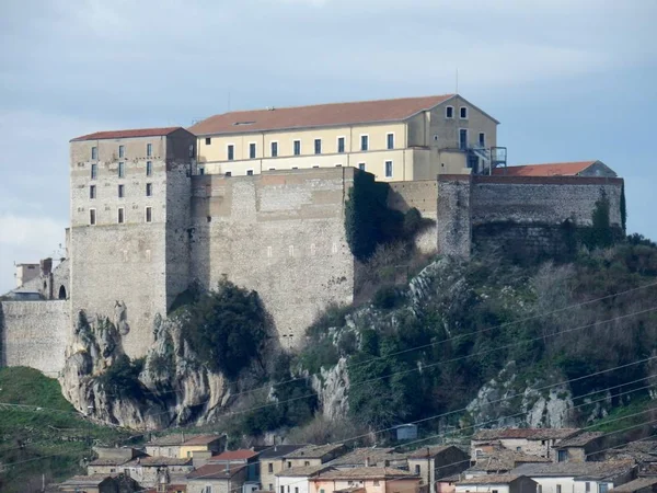 Montesarchio Vue Sur Musée Qui Domine Centre Historique — Photo