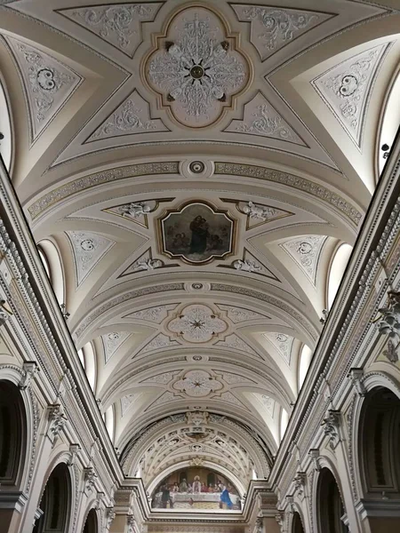 Pietrelcina Decke Der Kirche Santa Maria Degli Angeli Mutterkirche Und — Stockfoto