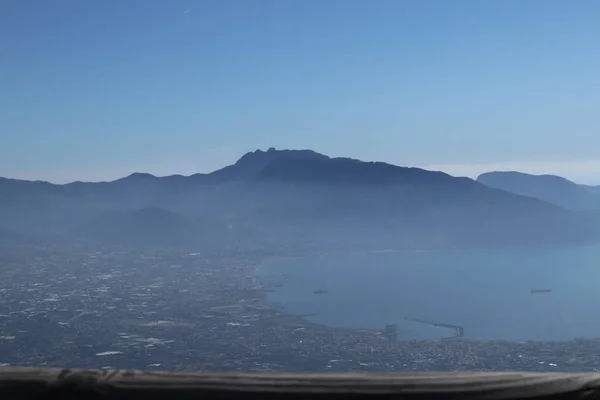 Herculaneum Campania Italy February 2020 Panorama Gran Cono Path Vesuvius — 图库照片