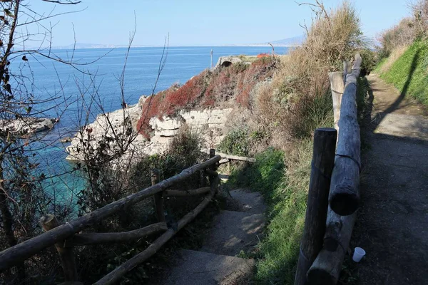 Sorrente Campanie Italie Février 2020 Vue Panoramique Depuis Les Ruines — Photo